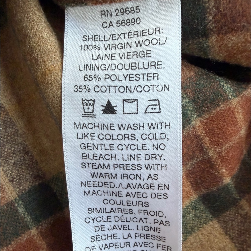 Pendleton The Original Board Wool Plaid Shirt Men… - image 7